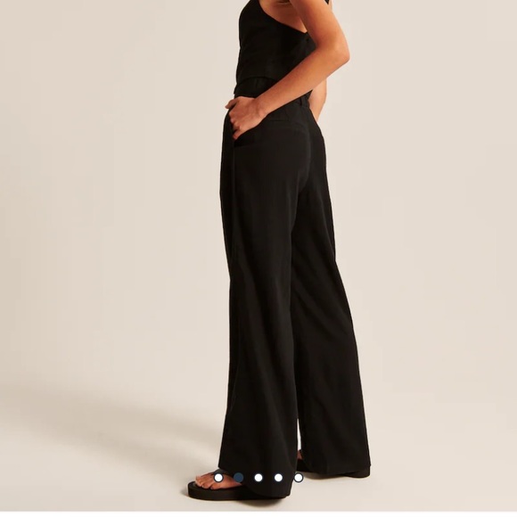 Abercrombie & Fitch Pants & Jumpsuits | Abercrombie Fitch Tailored Linen Wide Leg Pants | Poshmark
